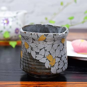 陶器 湯のみ 湯呑 掛分 朝日窯工房作｜Asahiyaki | Tea pottery in Uji